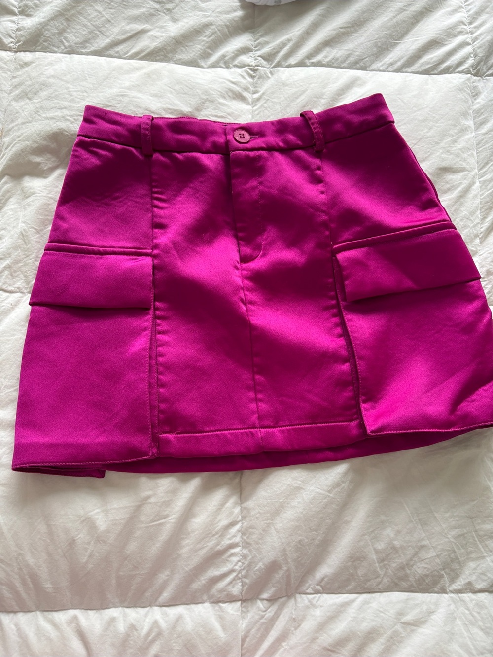 Zara Hot Pink Mini Skirt